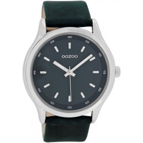 OOZOO Timepieces 45mm Dark Blue Leather Strap C7438